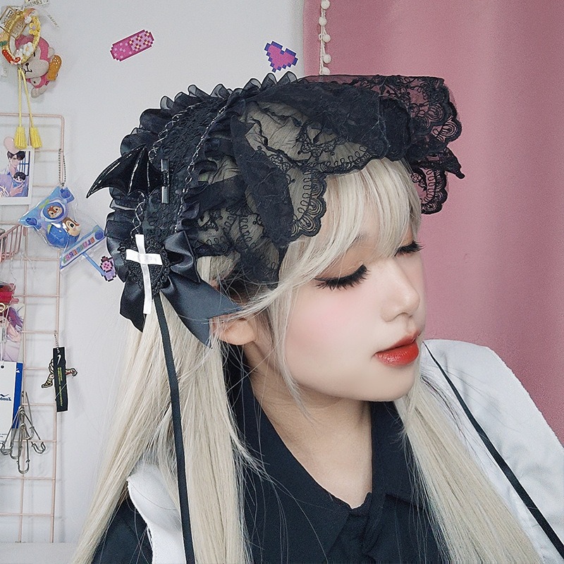 Embroidery Gothic - Cosplay Anime gothique Lolita femme de