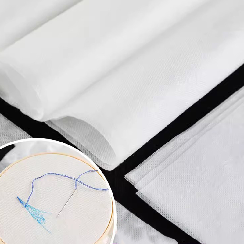 Embroidery Web - Tissu de doublure soluble dans l'eau
