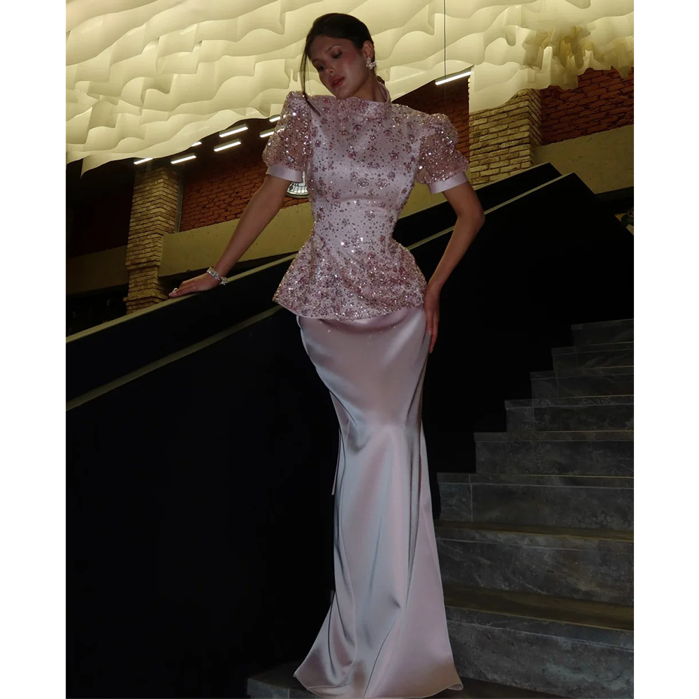 Embroidery Skirt - Robes de soirée à paillettes et
