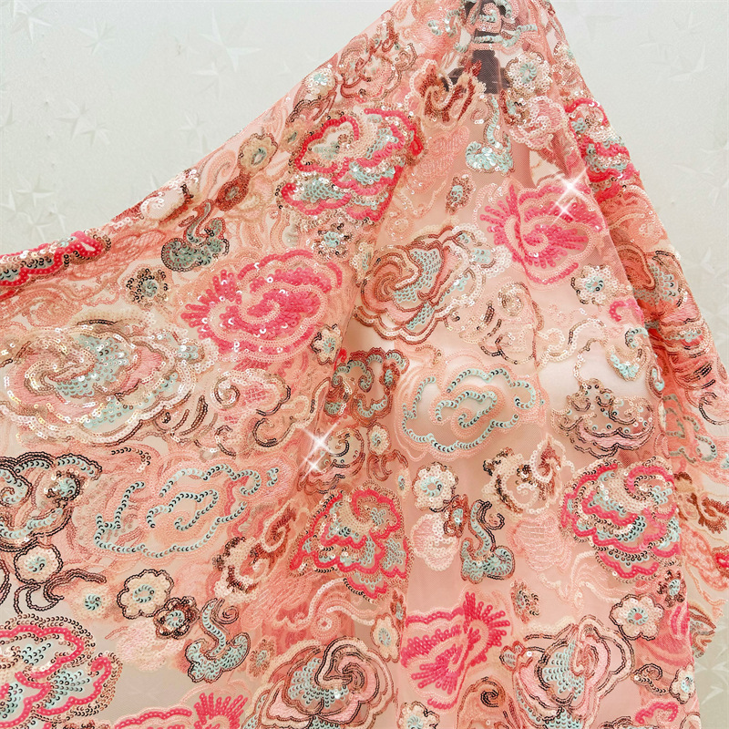 Embroidery Web - 2 Yds/lot Tissu en dentelle brodée