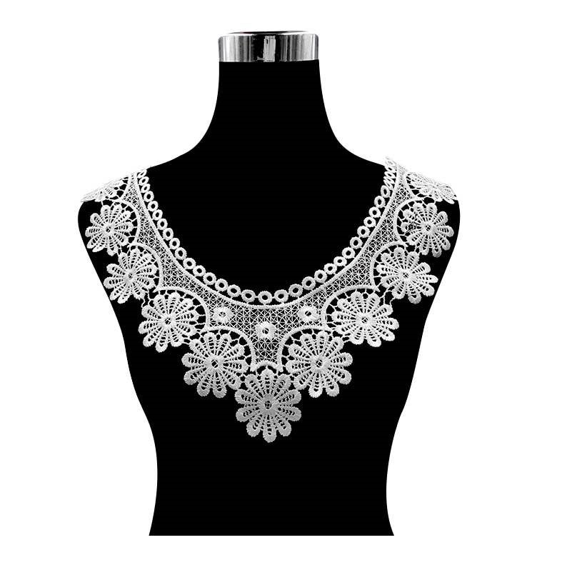 Embroidery Web - Col en dentelle soluble dans l'eau,