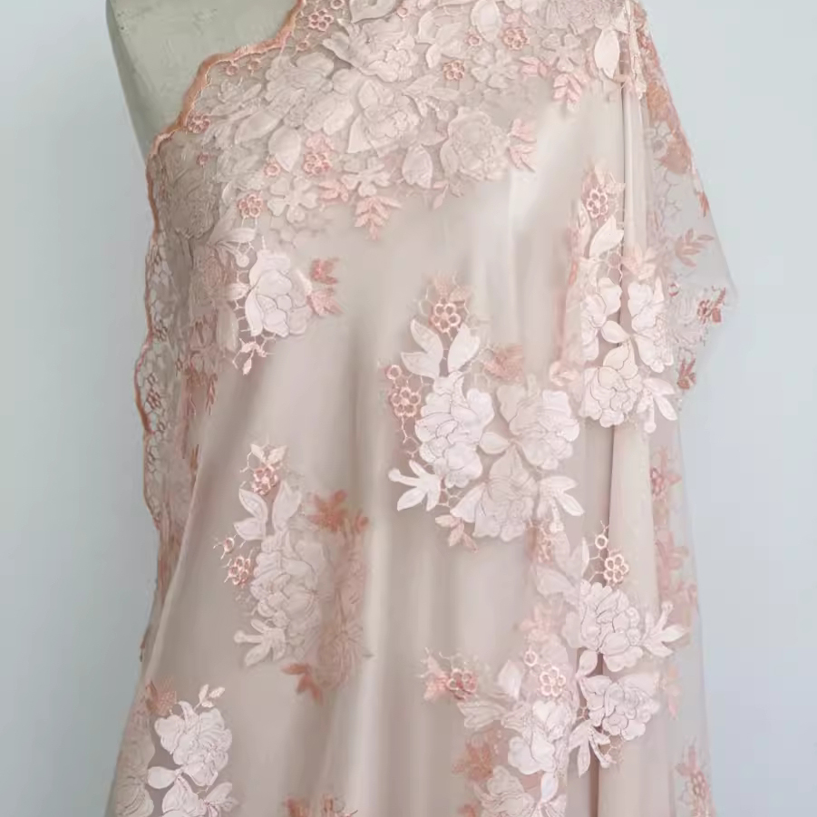 Embroidery Skirt - Tissu en maille de haute qualité,