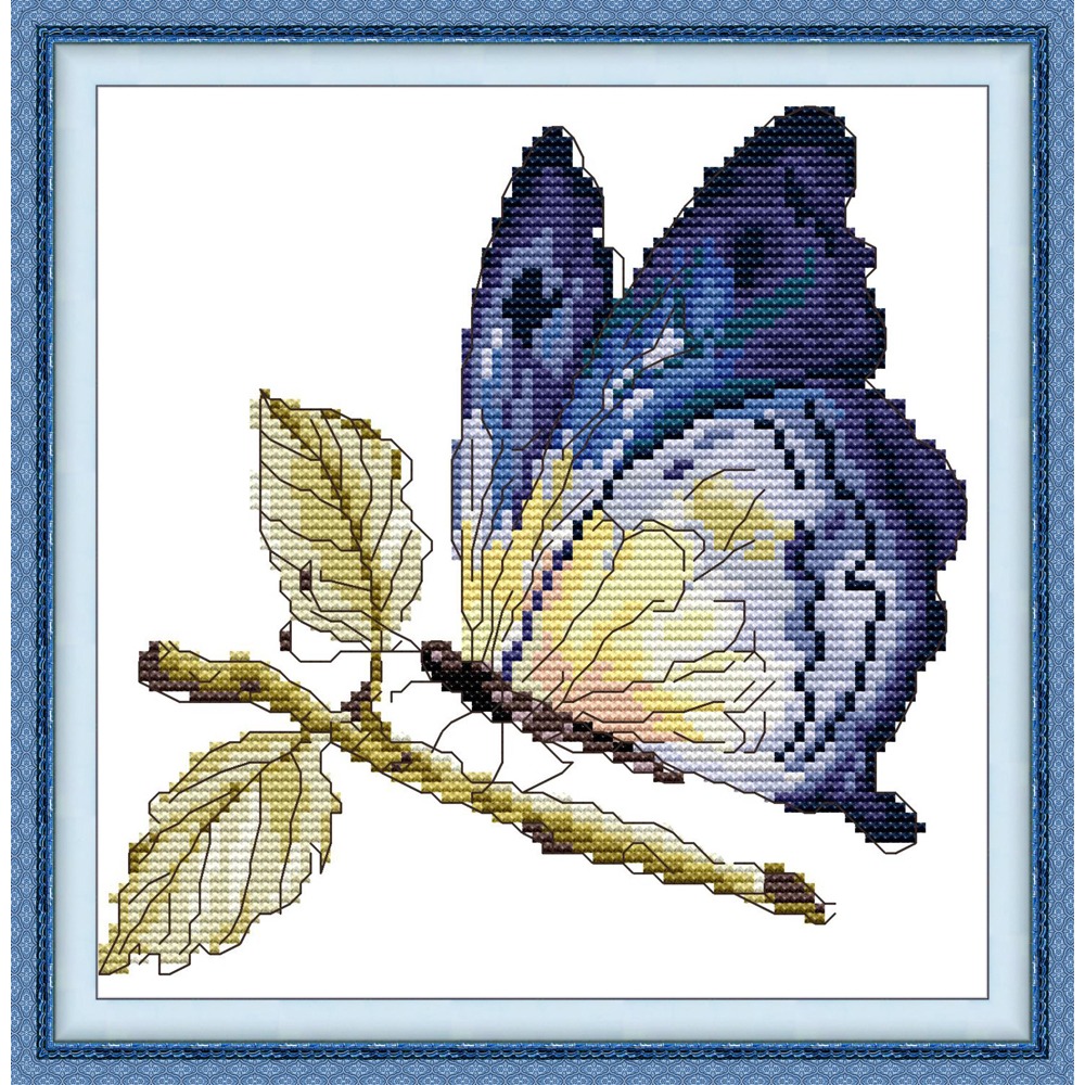 Embroidery Threads - Kit de broderie pré-imprimé Joy Sunday