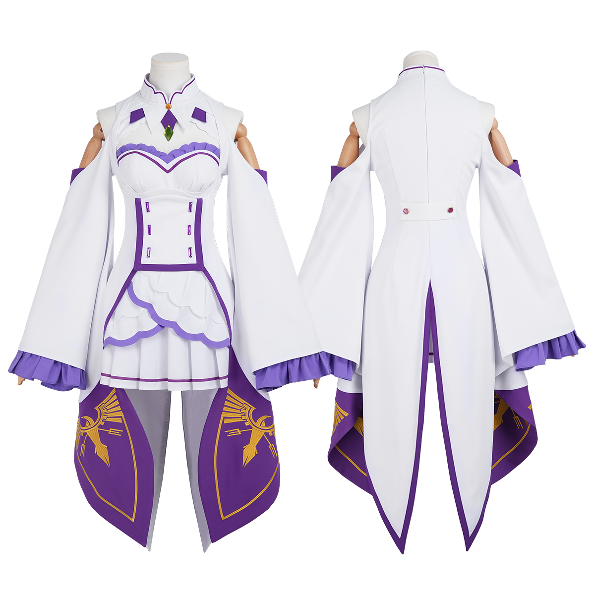 Embroidery Skirt - HOLOUN Zero Anime Emilia Costume de