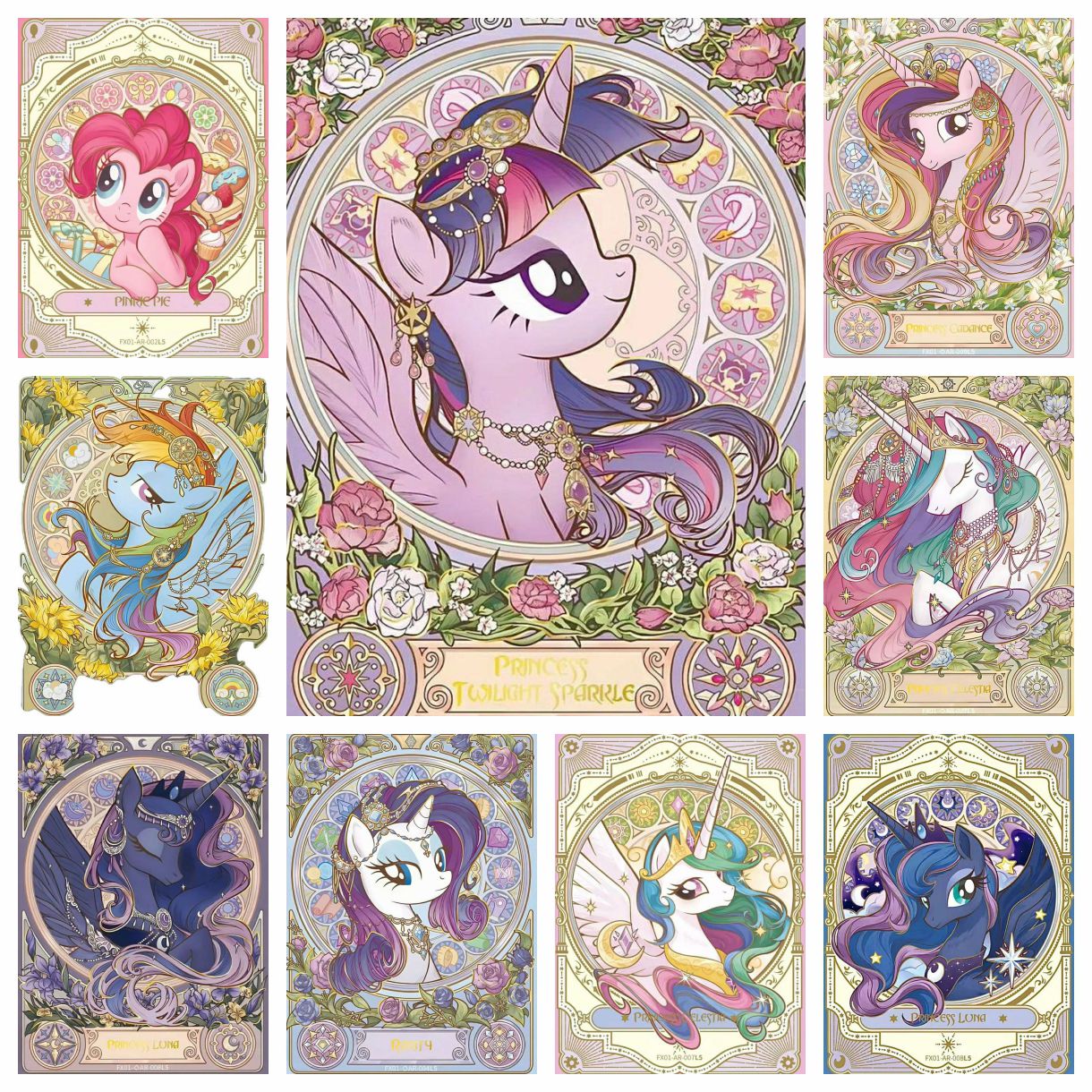 Embroidery Unicorn - Style Mucha, My Little Pony, kit