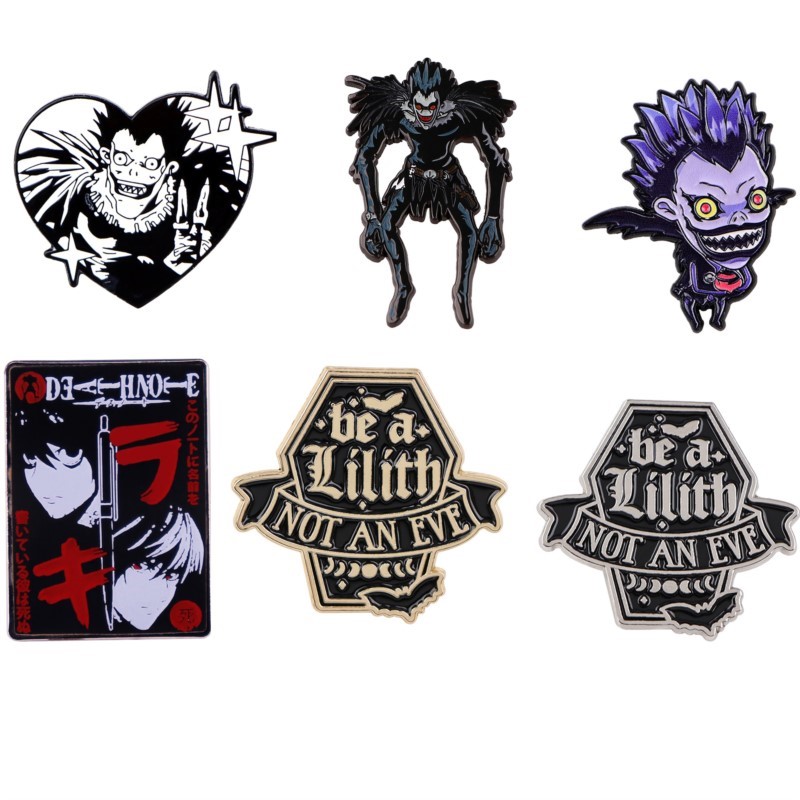 Embroidery Gothic - Mignons badges et broches en émail,