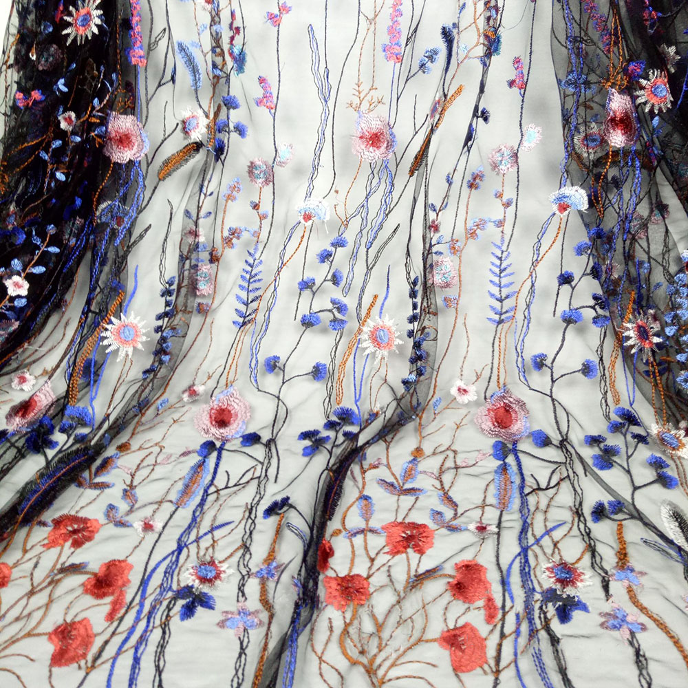Tissu brodé en dentelle de pla - Embroidery Web avis et prix
