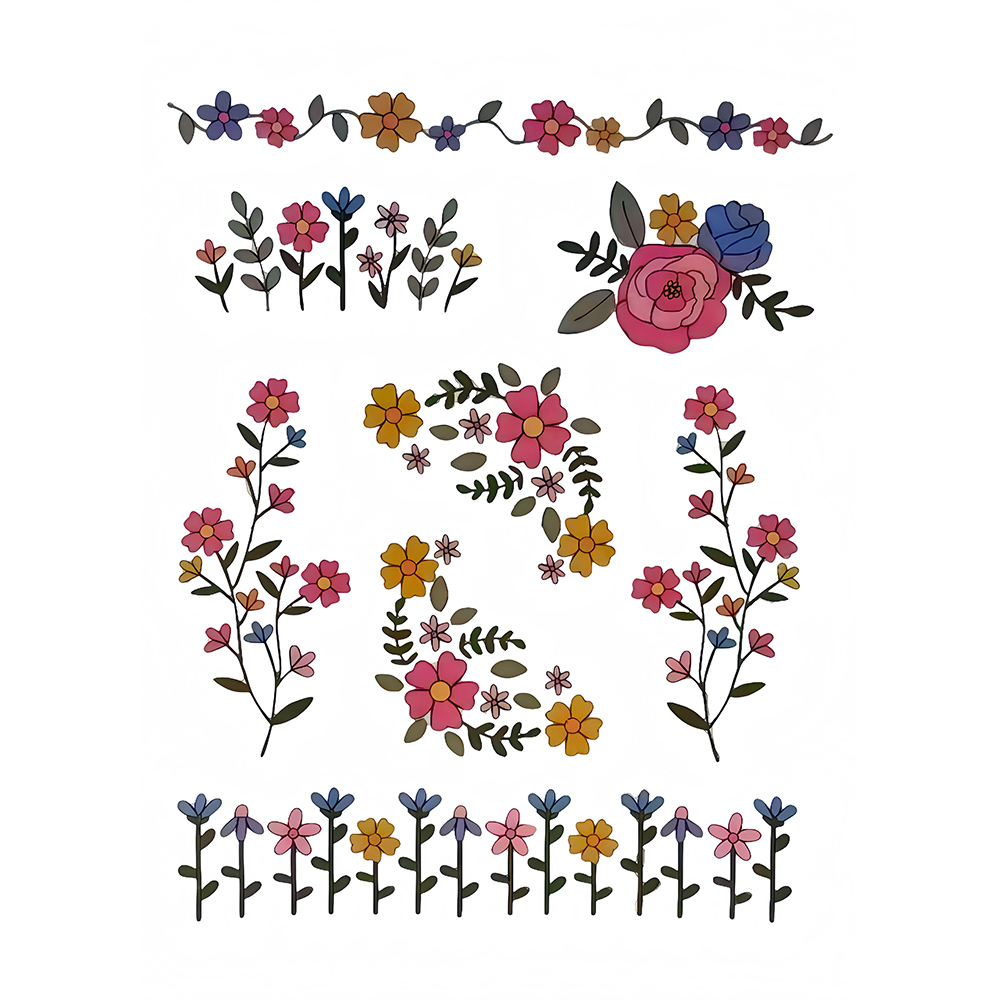 1 lot de 8 pièces graphiques c - Embroidery Web avis et prix