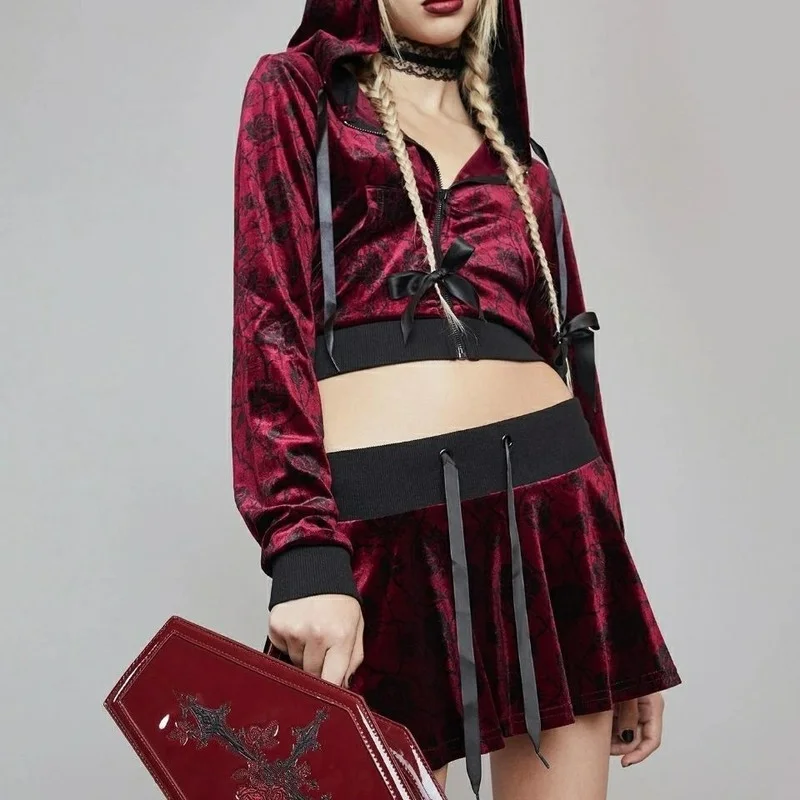 Harajuku Y2K Lolita sacs à mai - Embroidery Gothic avis et prix
