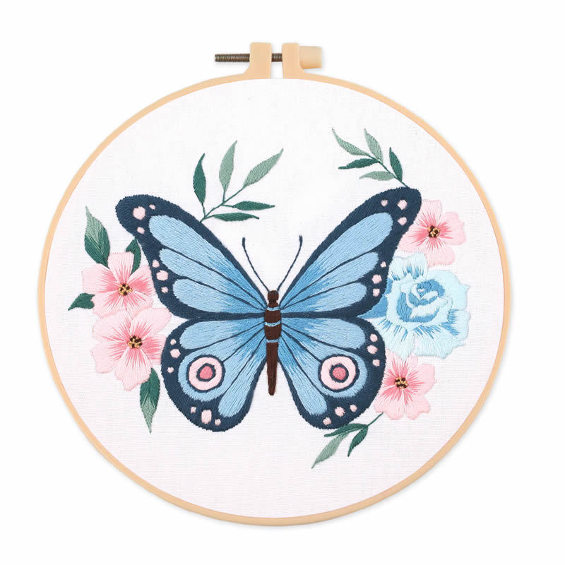 1 kit de broderie papillon 20x - Embroidery Threads avis et prix