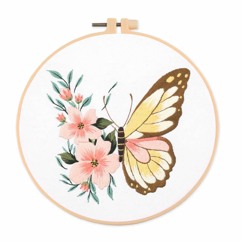 1 kit de broderie papillon 20x - Embroidery Threads avis et prix