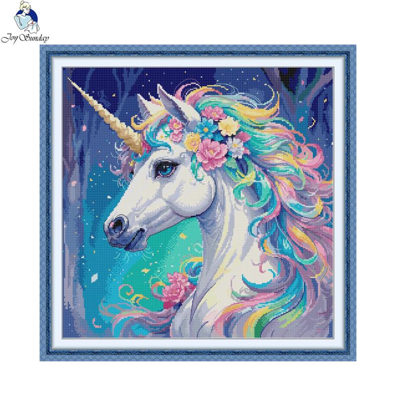 Joy sunday-Ensemble de points  - Embroidery Unicorn avis et prix
