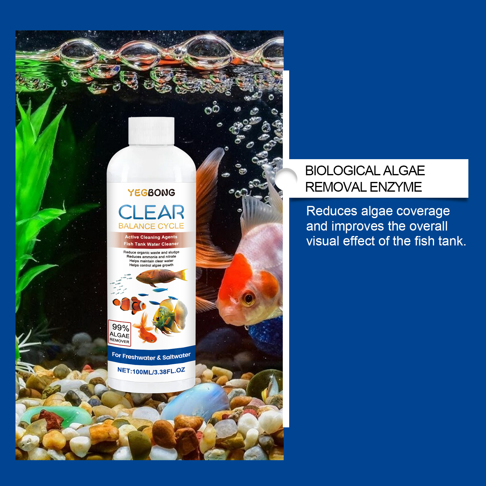 Chiarificateur d'eau d'aquariu - Water Soluble Stabilizer avis et prix