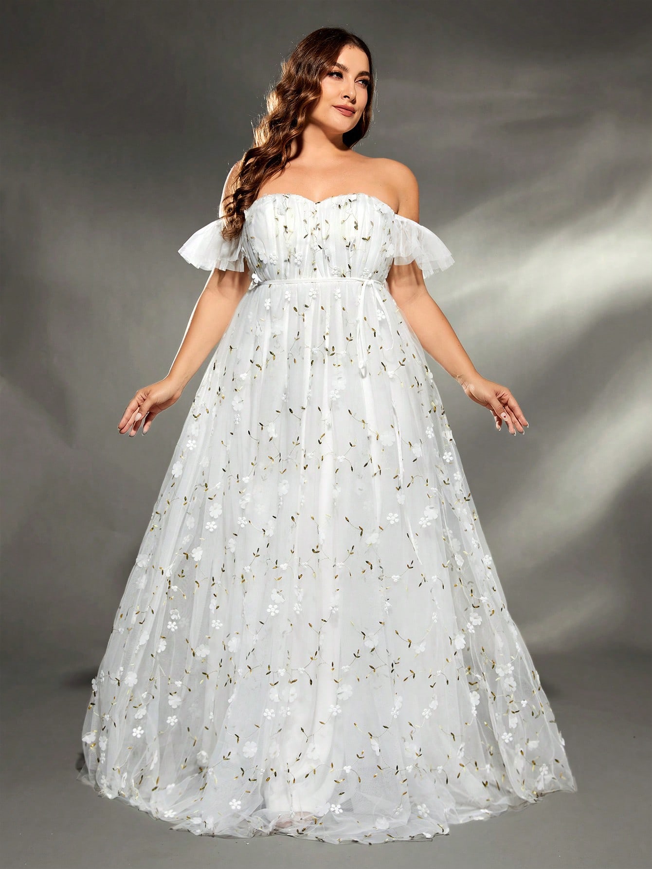 Mgiacy-Robe de mariée en maill - Embroidery Web avis et prix