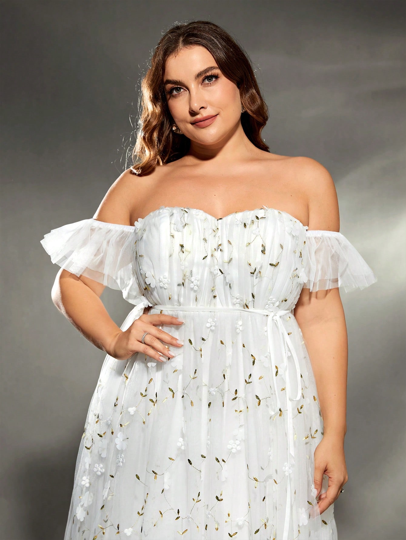 Mgiacy-Robe de mariée en maill - Embroidery Web avis et prix