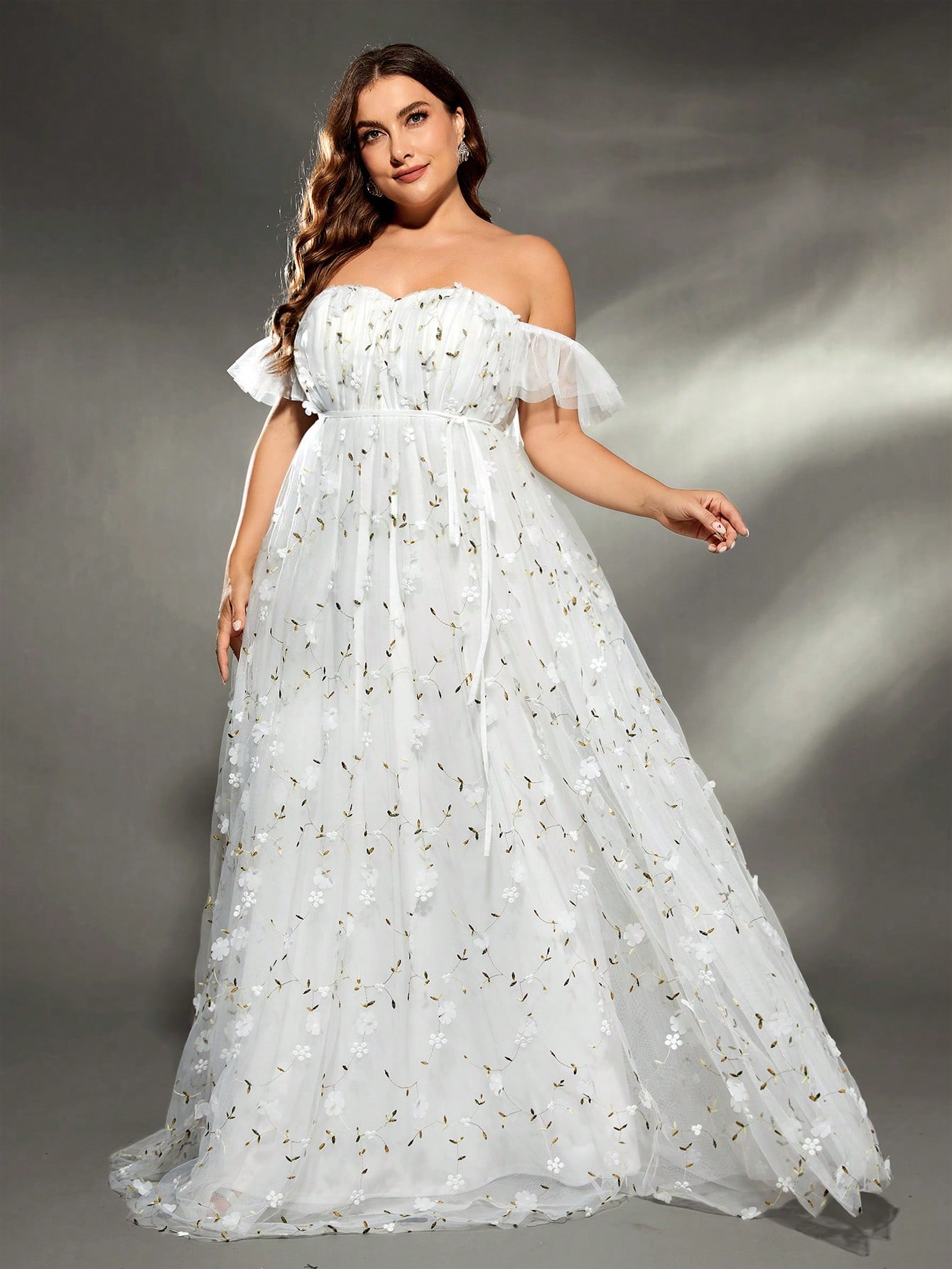 Mgiacy-Robe de mariée en maill - Embroidery Web avis et prix