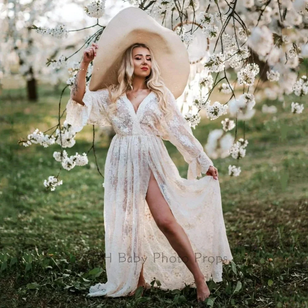 Robe de photographie enceinte  - Embroidery Web avis et prix