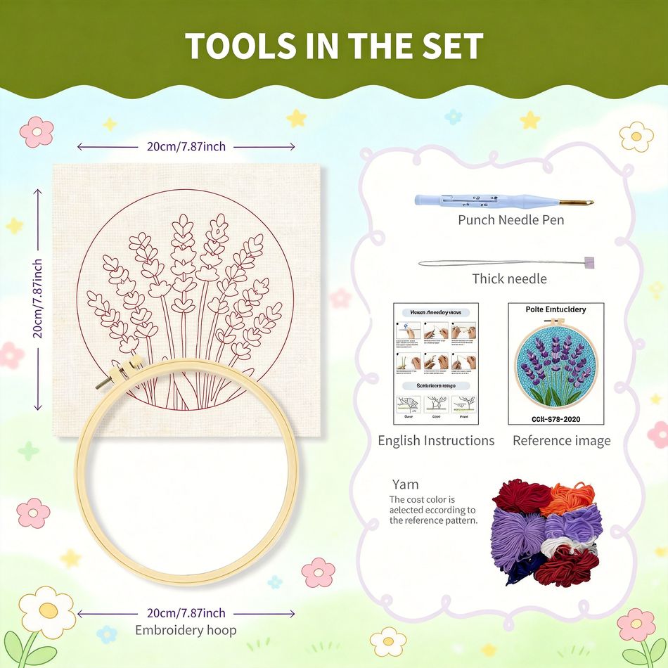 Kits de broderie au poinçon RU - Embroidery Ideas For Bags avis et prix