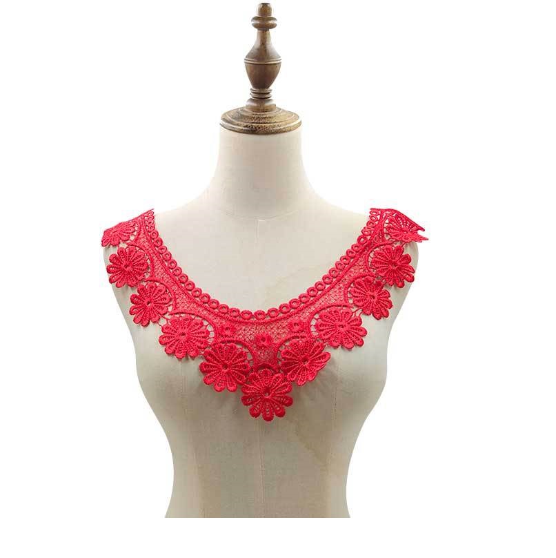 Col en dentelle soluble dans l - Embroidery Web avis et prix