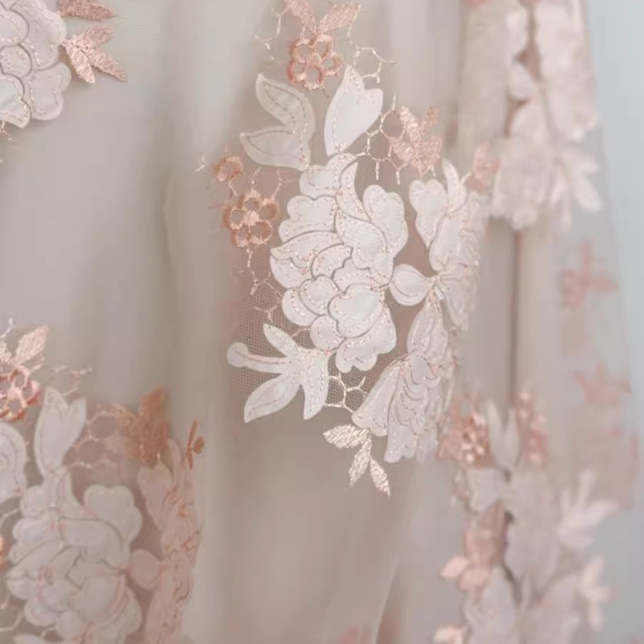 Tissu en maille de haute quali - Embroidery Skirt avis et prix