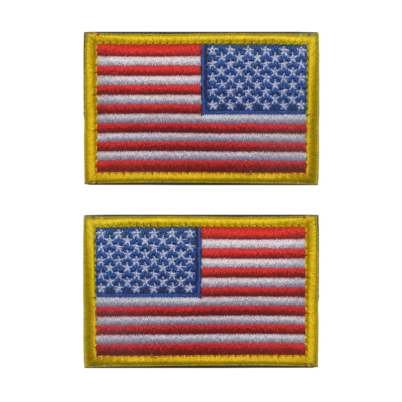 Lot de 2 patchs brodés drapeau - Embroidery Uk avis et prix
