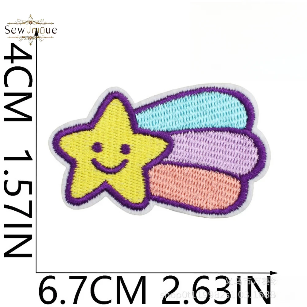 Autocollant en tissu brodé lic - Embroidery Unicorn avis et prix