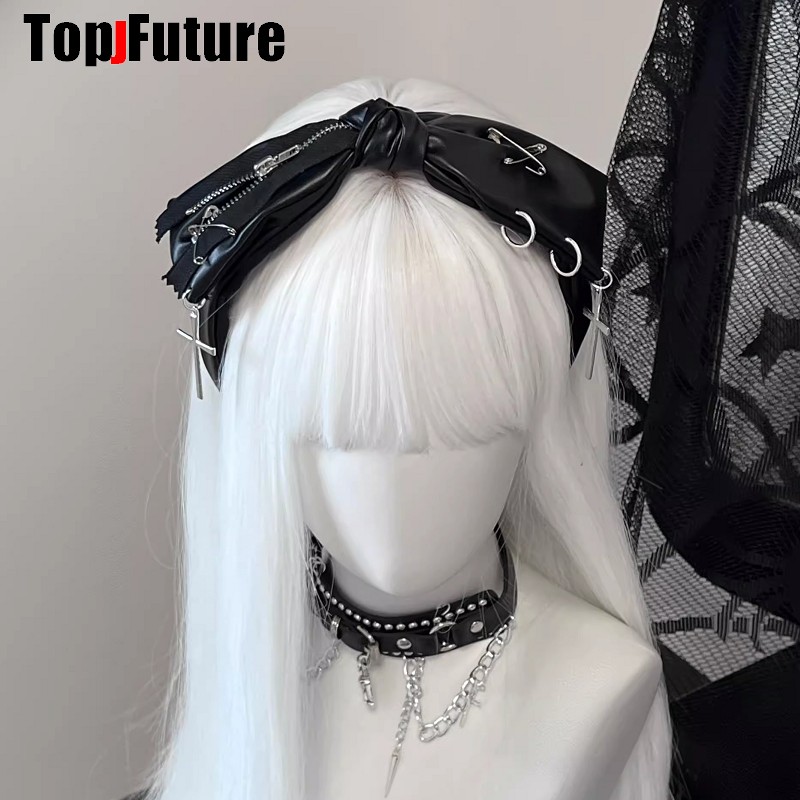 Bandeaux gothiques en cuir ave - Embroidery Gothic avis et prix