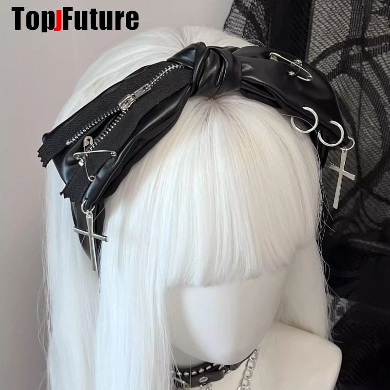 Bandeaux gothiques en cuir ave - Embroidery Gothic avis et prix