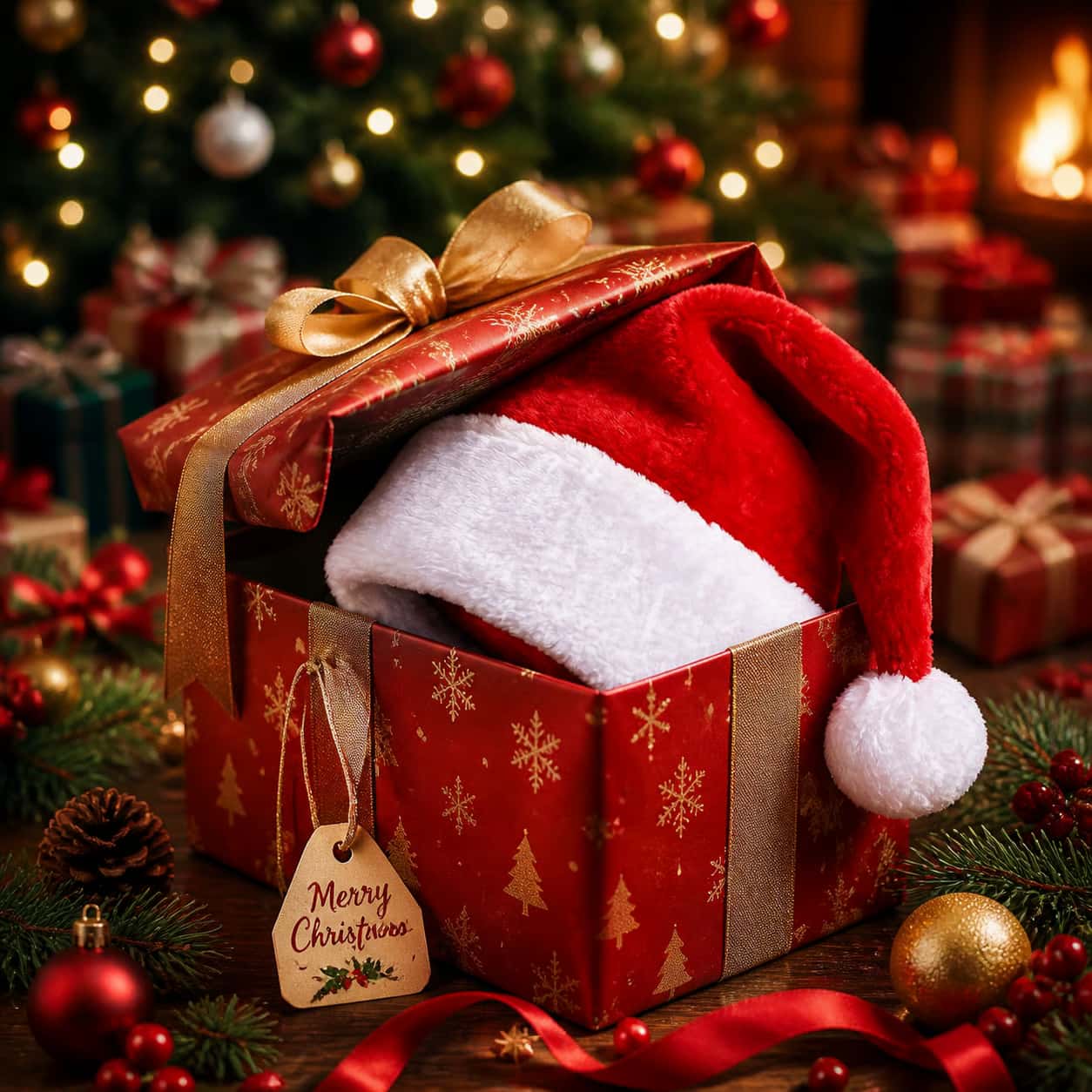Chapeau de Noël personnalisé a - Embroidery Red avis et prix